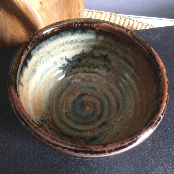 Studio Pottery Drip Glaze Bowl or Trinket Dish - Picture 5 of 8
